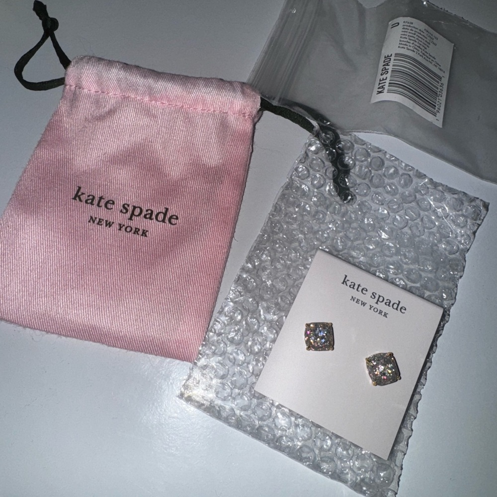 Kate Spade Glittering Square Earrings
